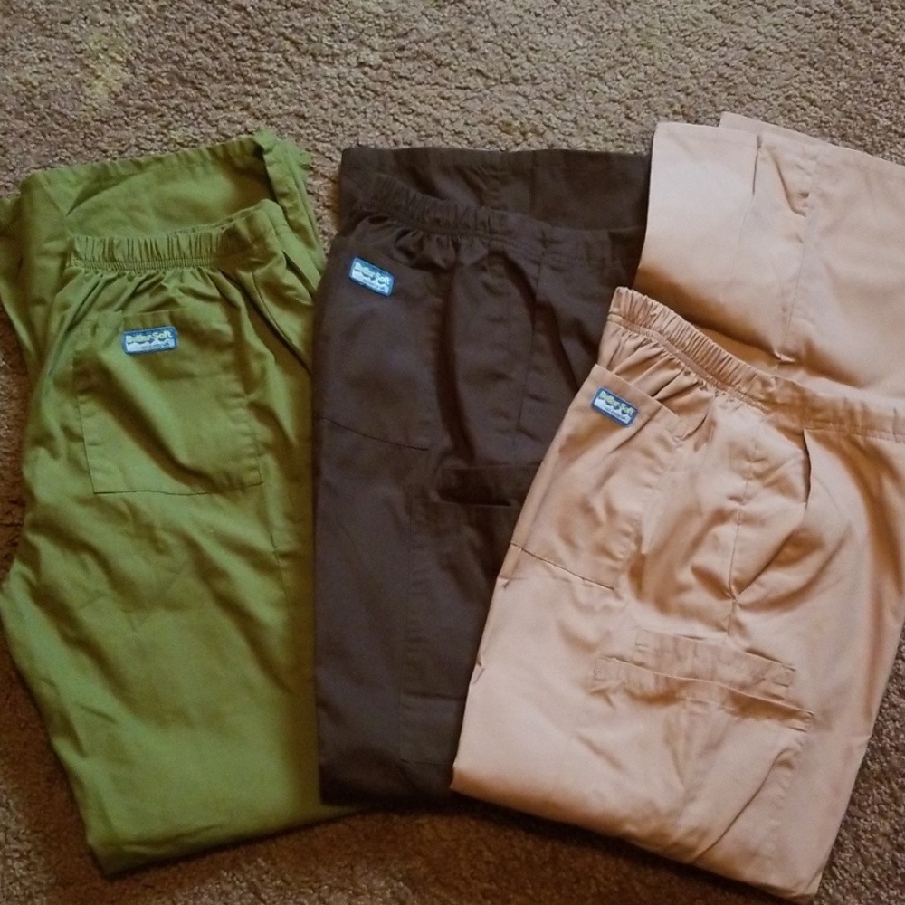 Butter Soft Srub Pants, MED SIZE UNISEX